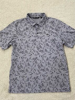 Travis Mathew Downhill Golf Polo Shirt Floral Size XL.